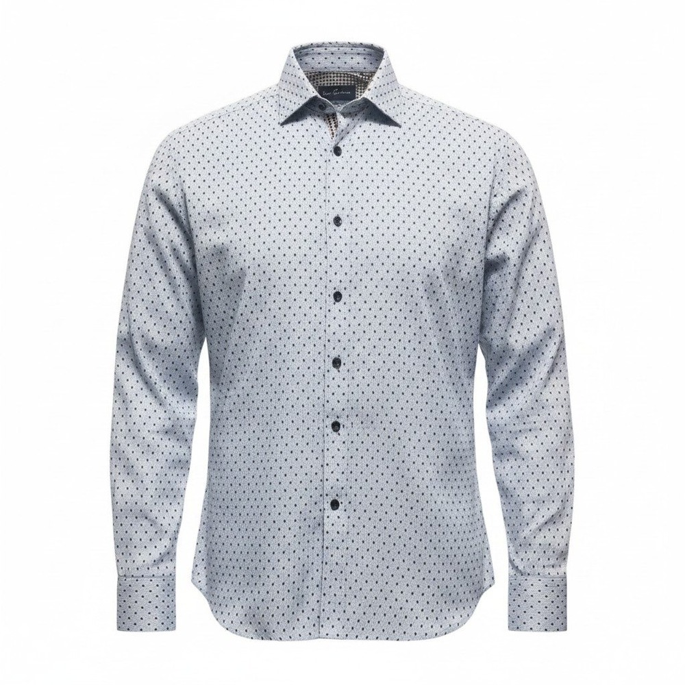 Robert Graham Button Down Men XXL Blue Paisley Modern Americana Long Sleeve